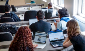 students at computer lab